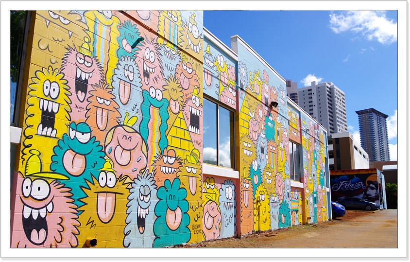 フォトジェニックすぎる！可愛いハワイのカカアコウォールアート！