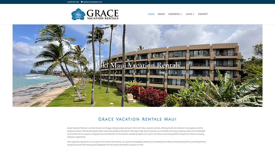 GRACE VACATION RENTALS Aloha Growers