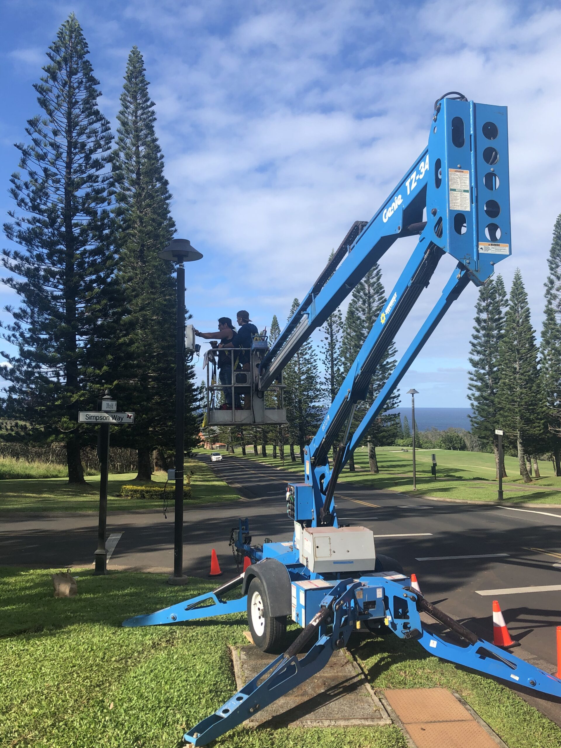 Camera and Security Alarm Installation throughout Kapalua Resort