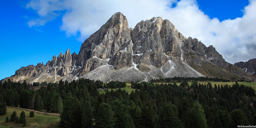 Südtirol und die Drei Zinnen von Sexten österreichisch, italienisch
