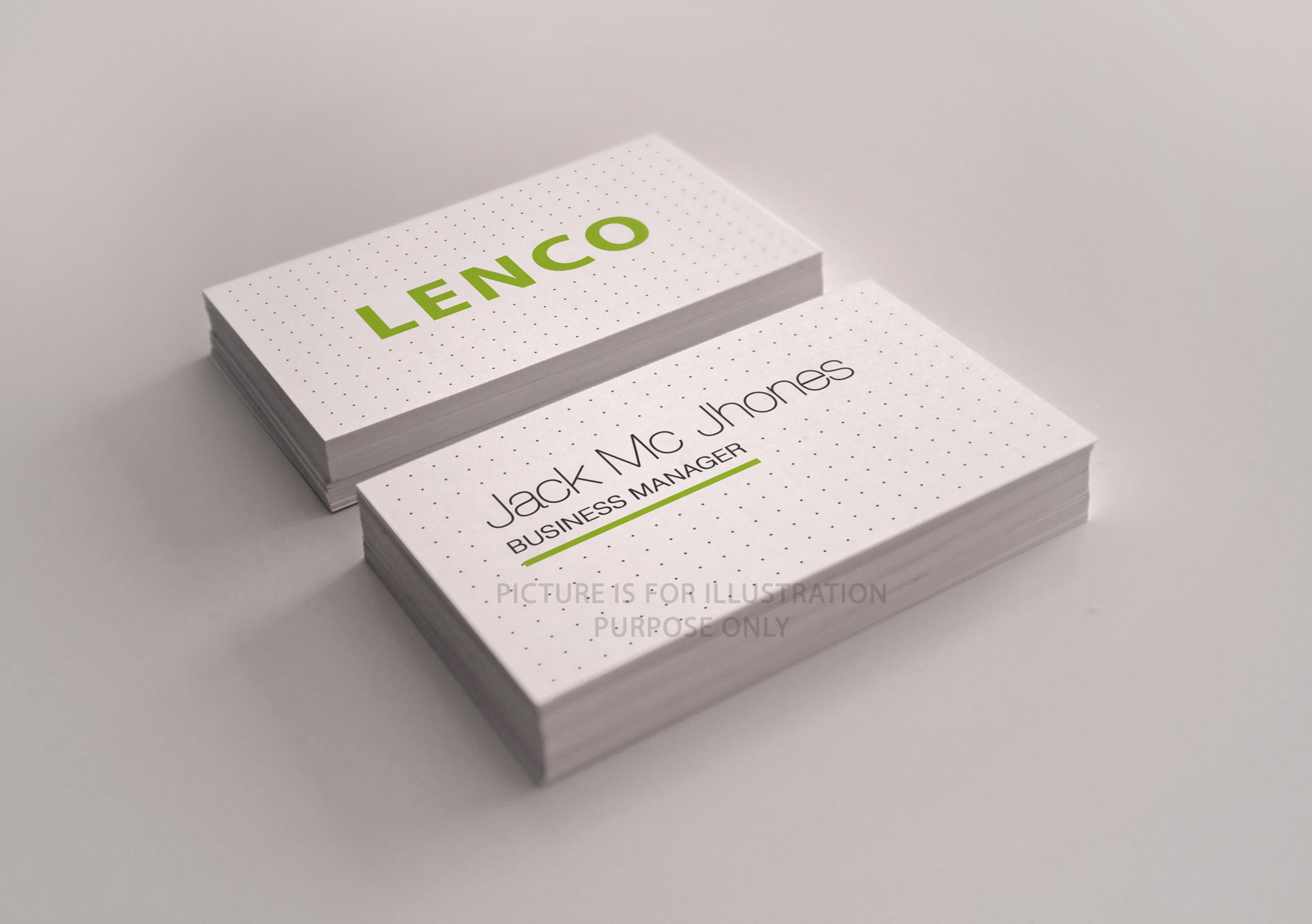Premium 400gsm Silk Business Cards ALOIT Consulting