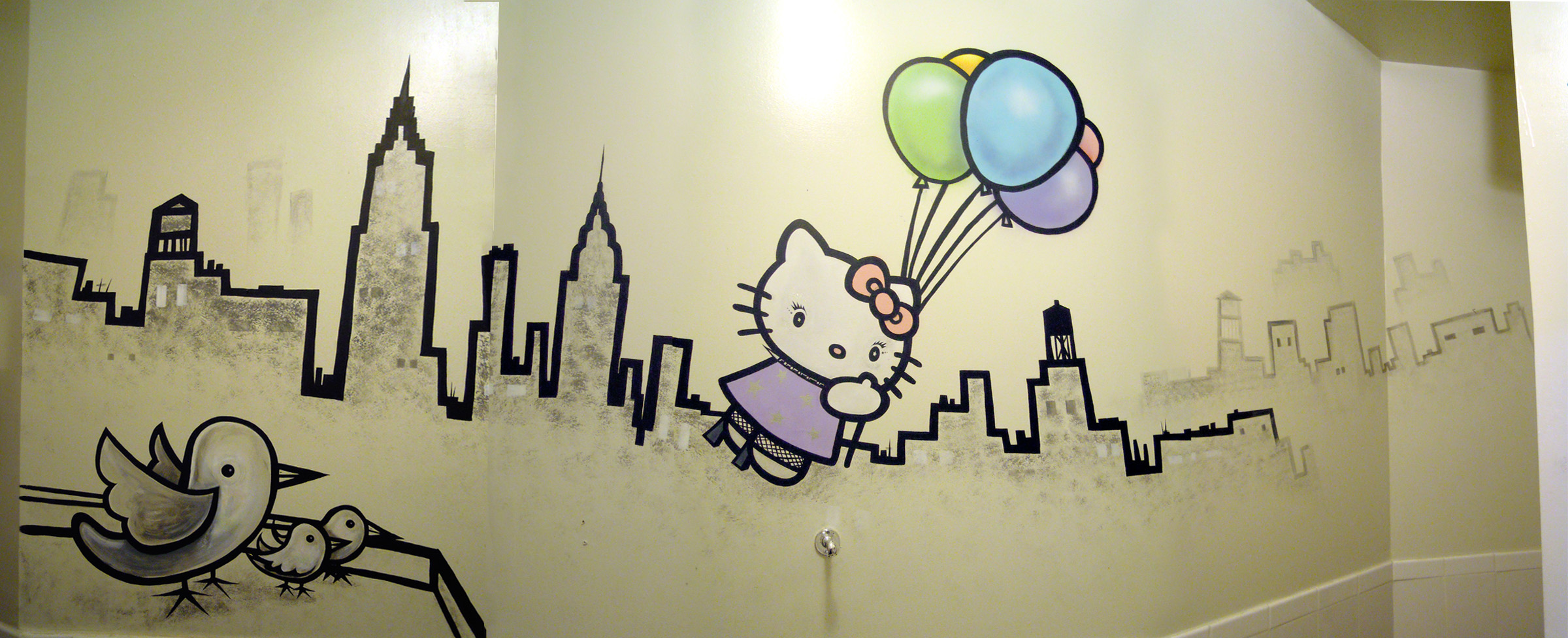 Hello Kitty Mural