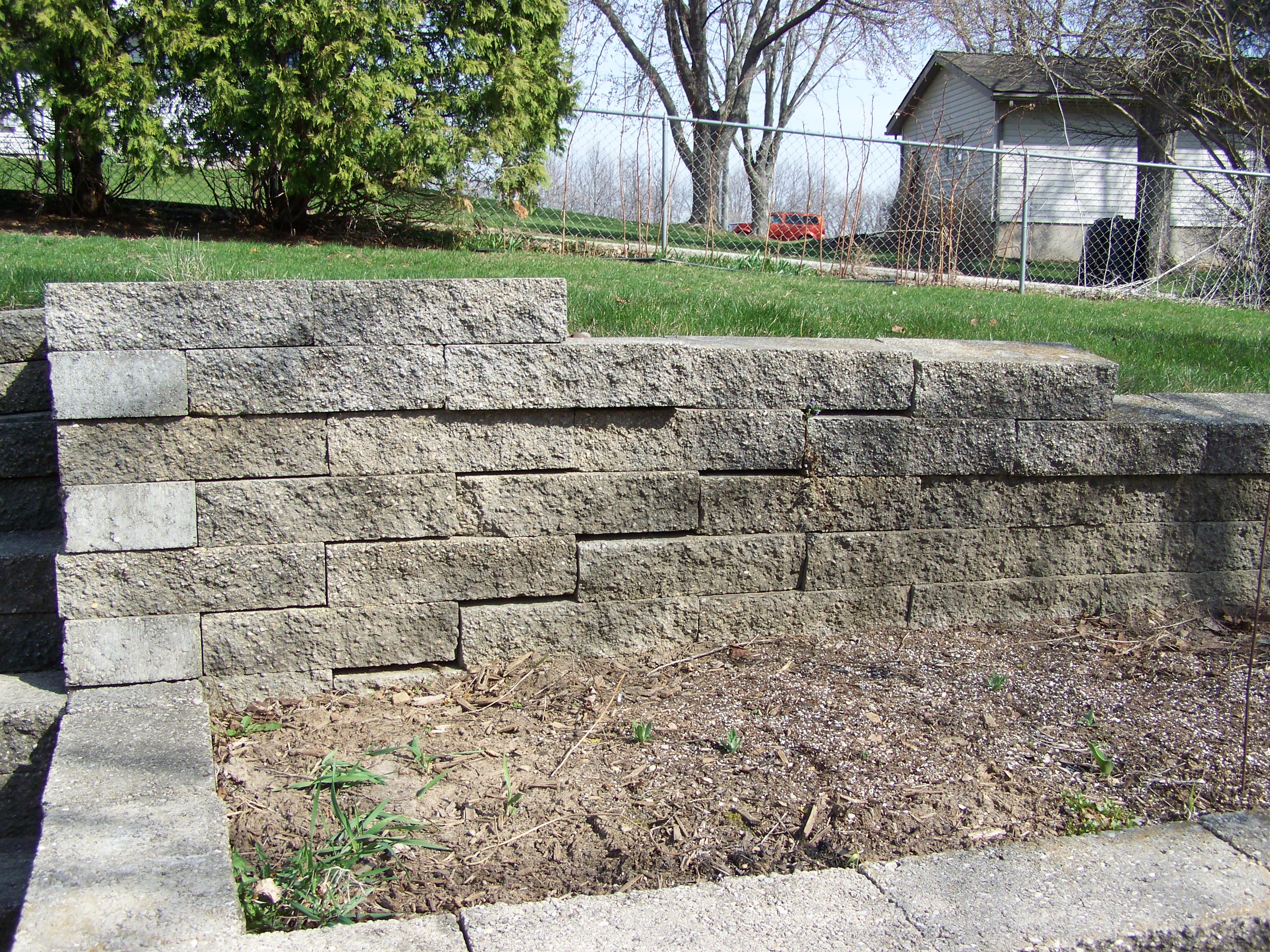 Retaining wall problem