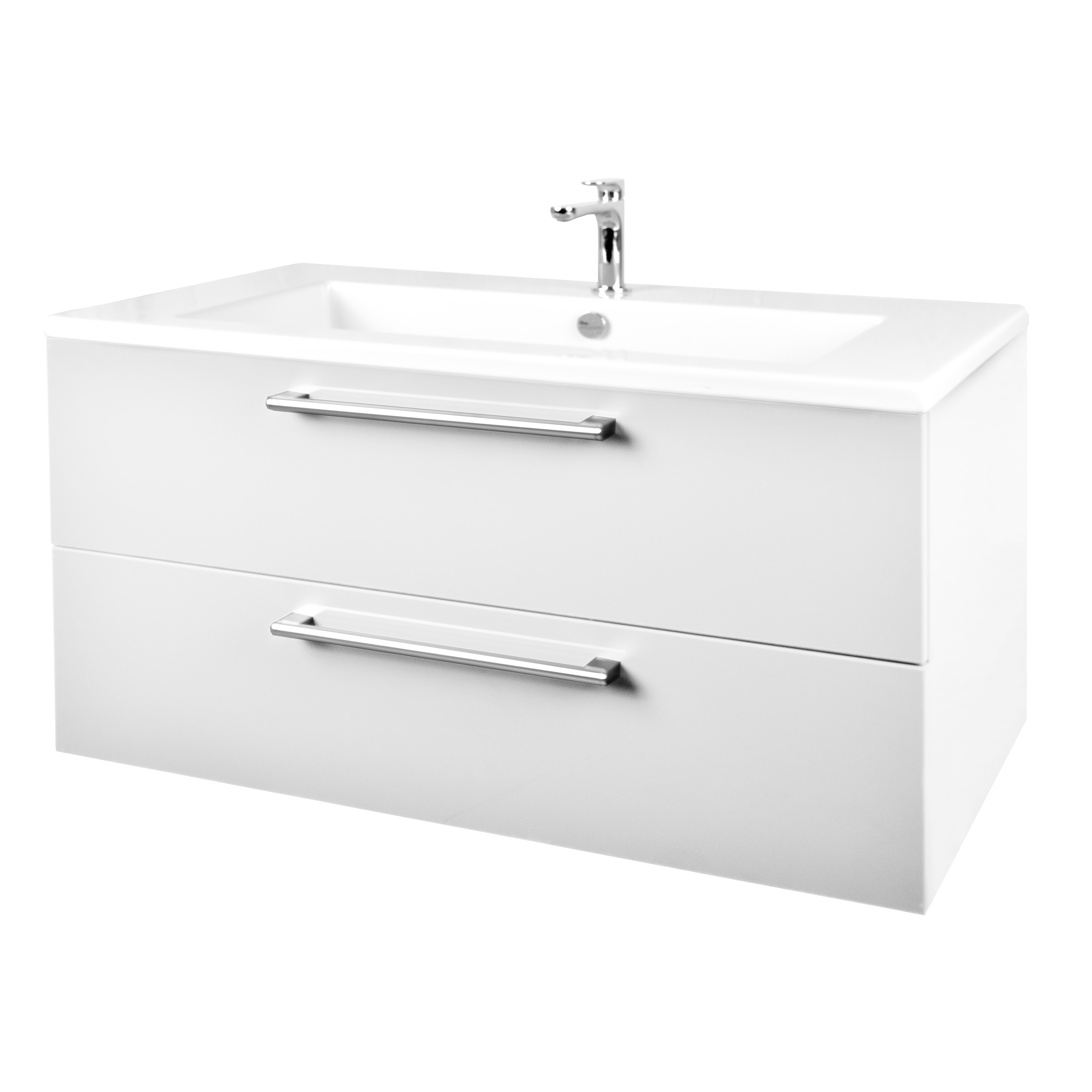 Aria Stella Bathroom Vanity Single Basin 2 Drawer Aloré Design