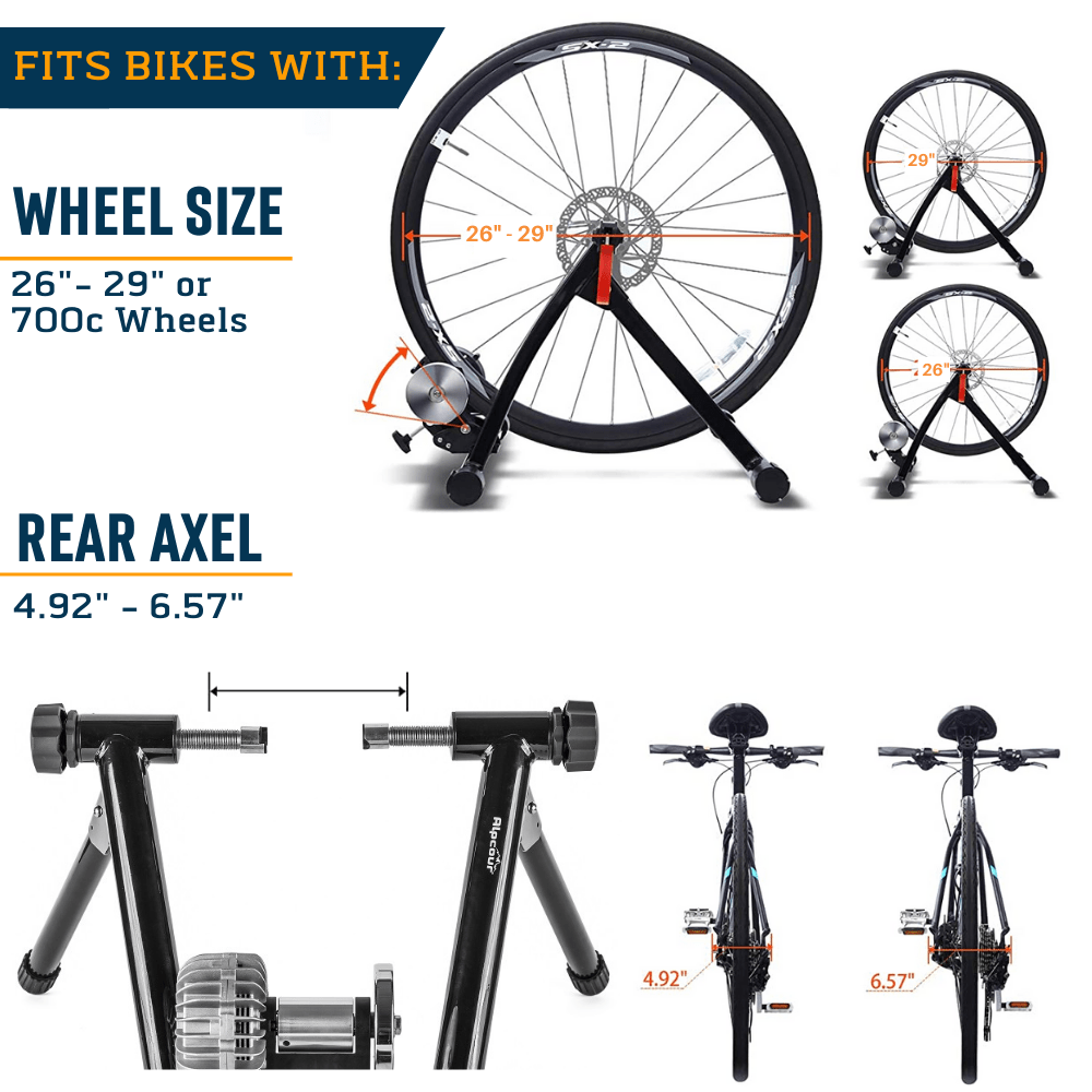 Bike Trainer Stand Fluid Flywheel Alpcour