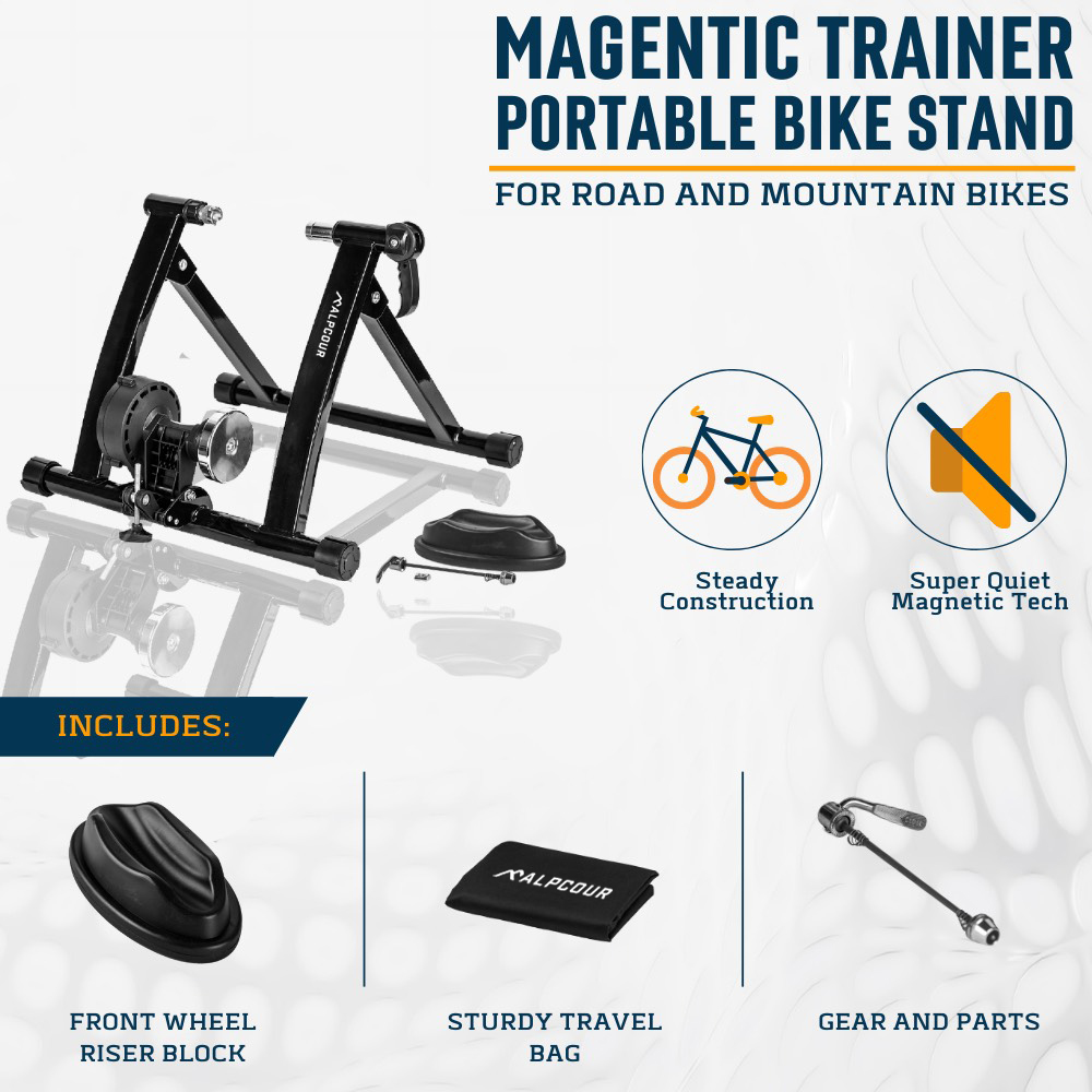 Alpcour Bike Trainer Stand Flywheel Alpcour