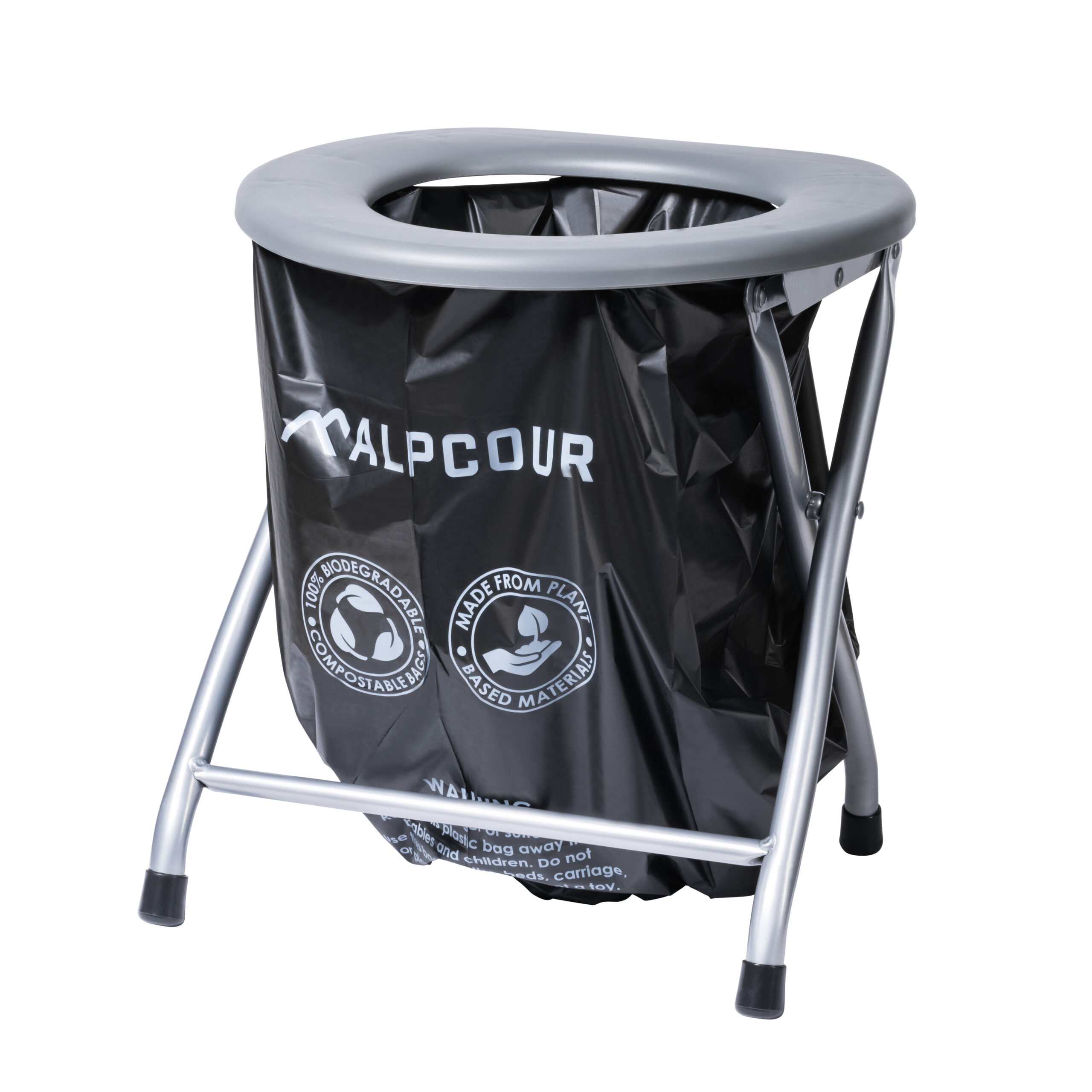 Portable Toilet Seat Replacement Compostable Trash Bags Alpcour