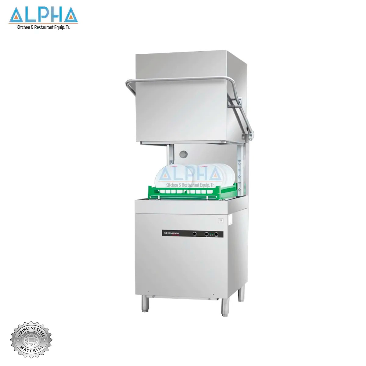 Hood Type Dishwasher Alpha Kitchen Factory