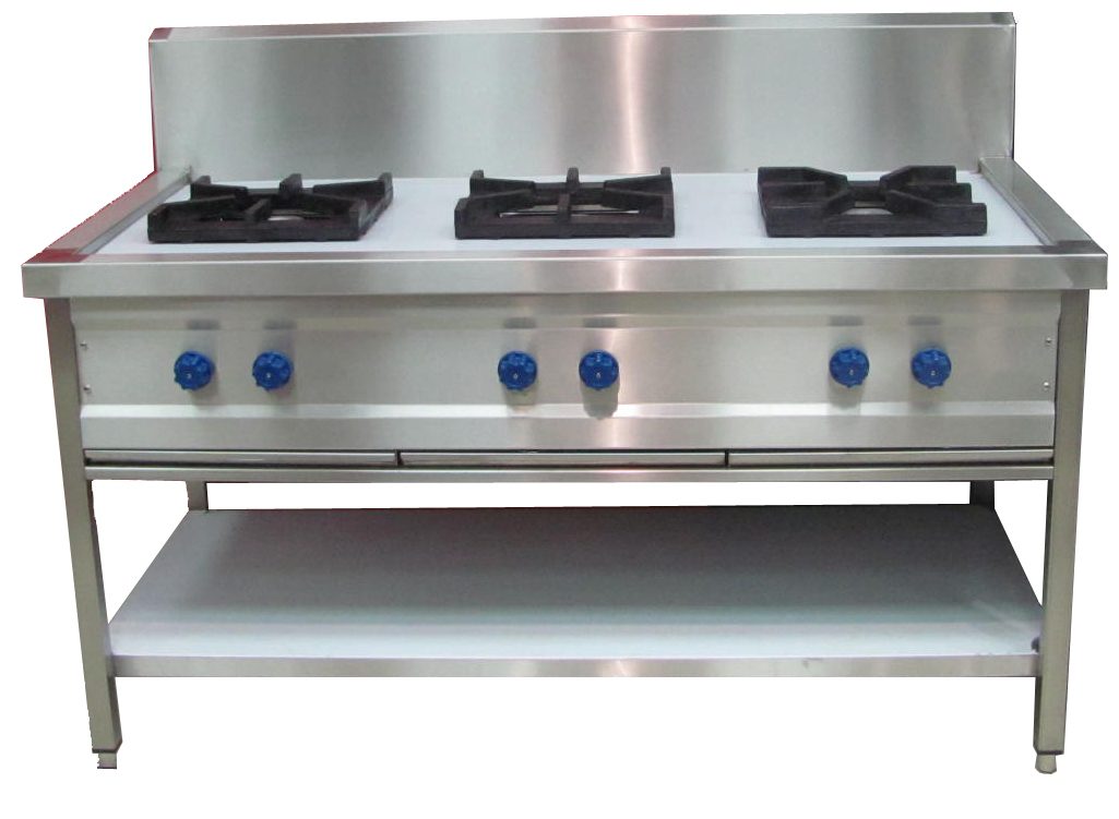 Stock Pot Stove 3 Burner • ALPHA Kitchens & Restaurant Equipment Tr.
