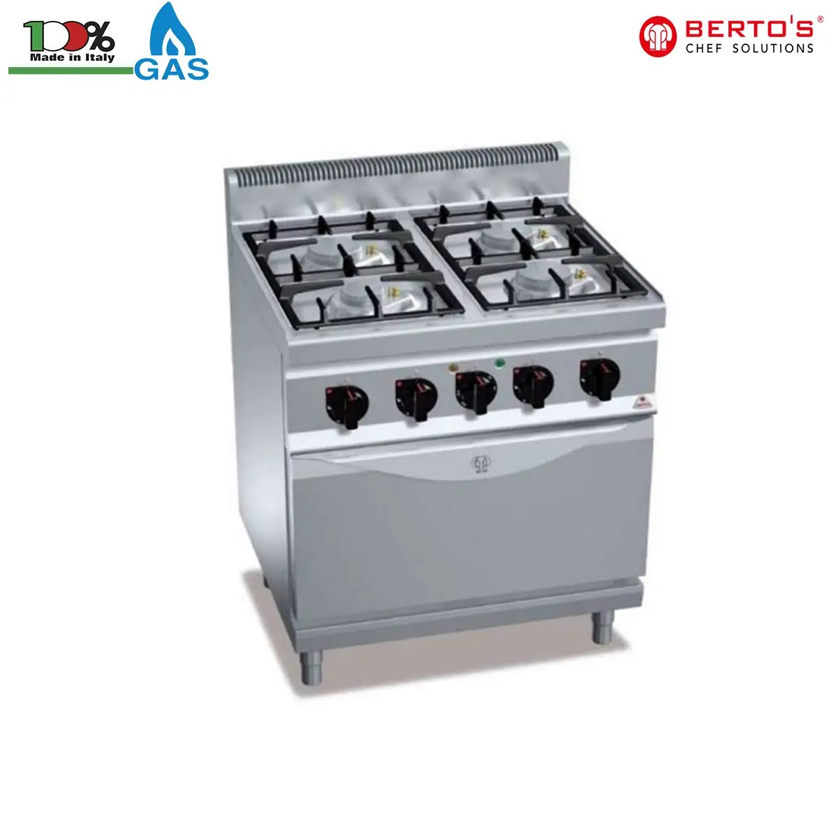4 Burner Cooker+Oven Cooker Ranges & Stoves