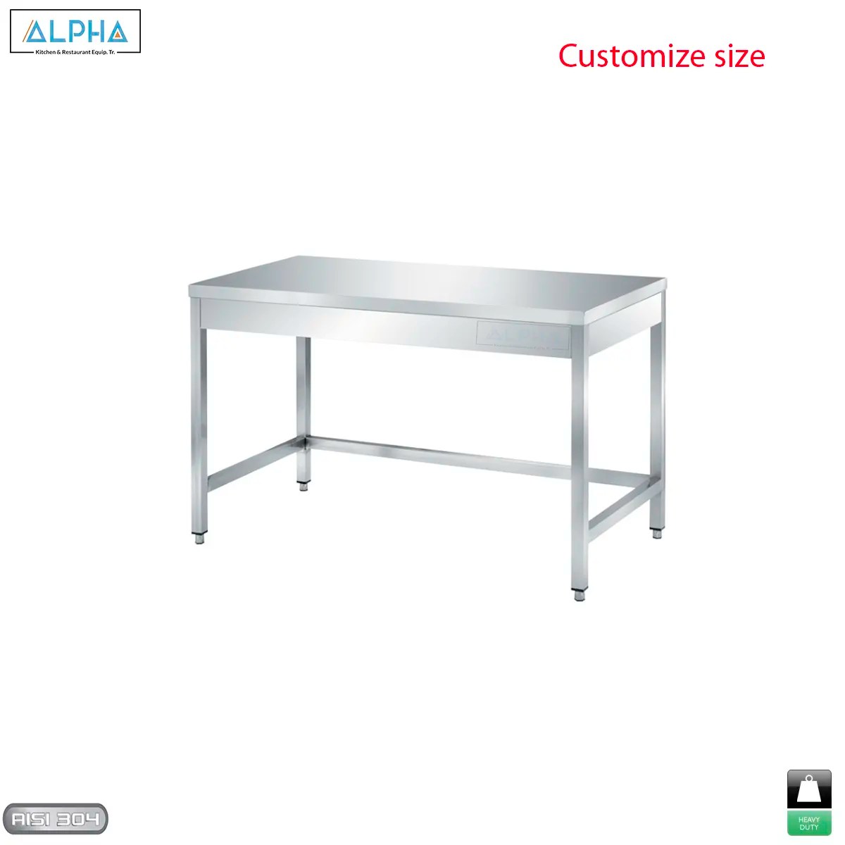 Work Table No Shelf + No Splash Direct Factory Price UAE