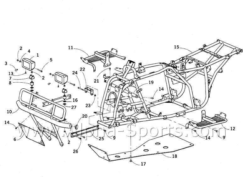 2000 Arctic Cat 400 4x4 Parts Diagram