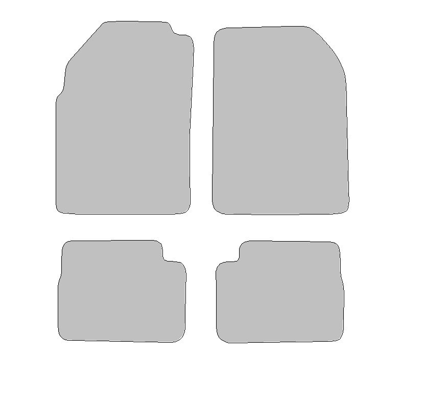 Buy Floor Mat Set for Nissan Micra II K11 (A3820)