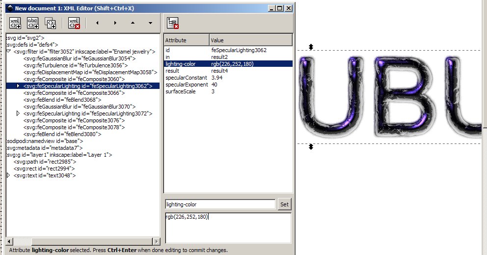 Where can I change the color balance in Inkscape?