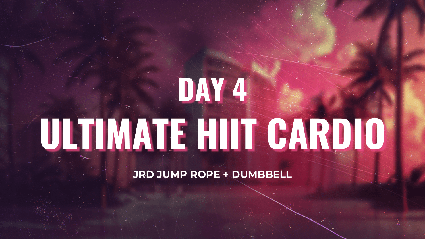 JRD Jump Rope & Dumbbell Program Month 3, Day 4 Ultimate HIIT Cardio Jump Rope Dudes