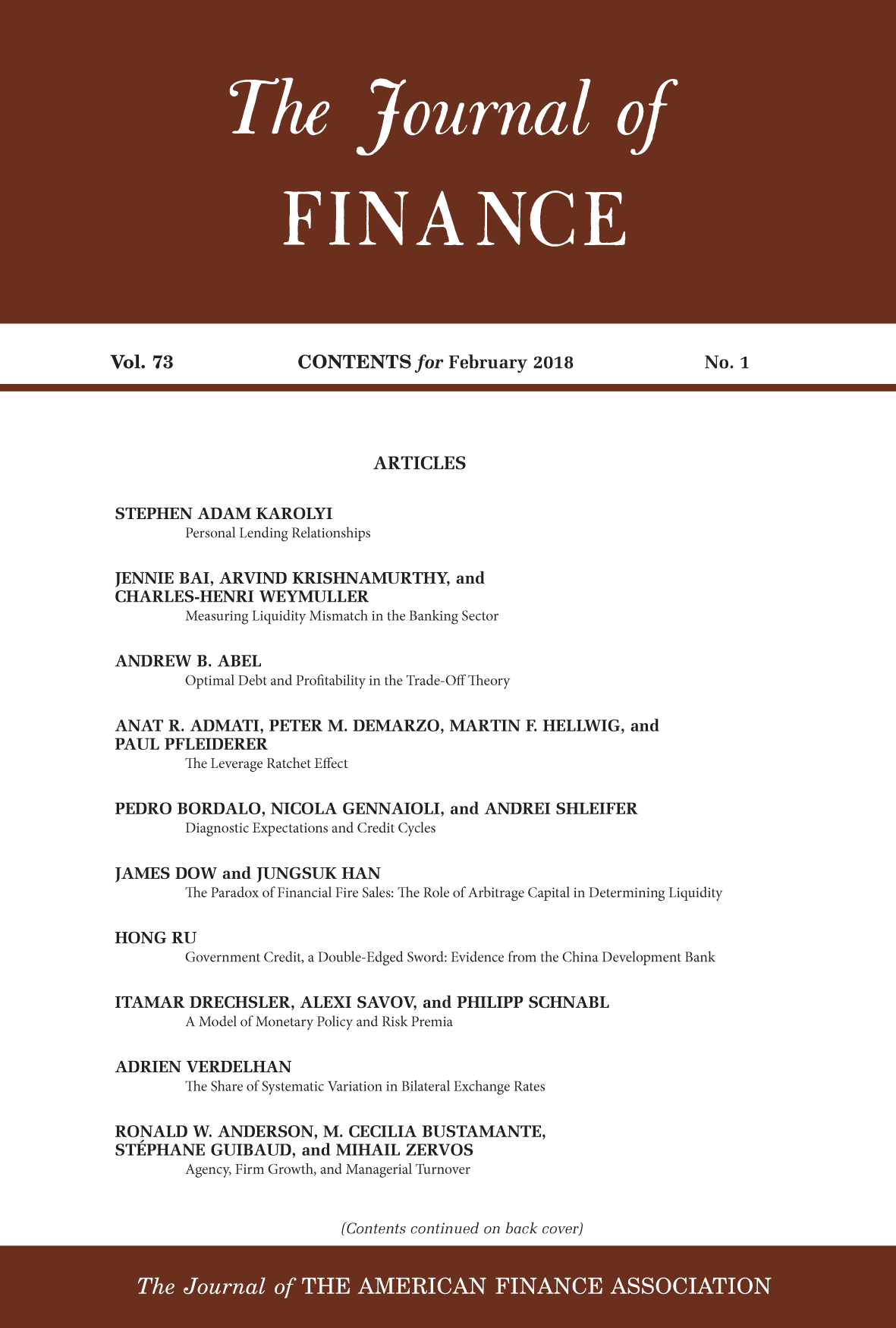 5 Cutting Edge Investment Research Articles