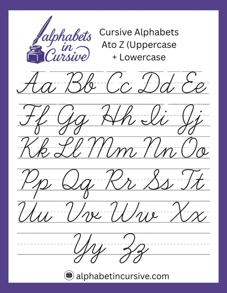 Mastering Cursive Alphabets: A Guide to Elegant Writing