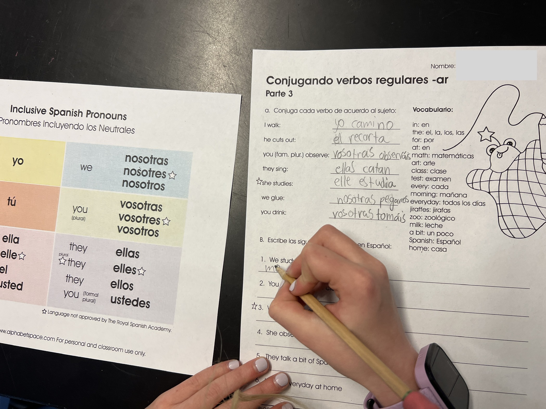 Inclusive Spanish / GenderNeutral Spanish Spanish & English (ESL