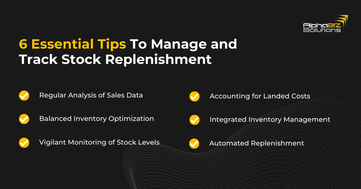 Stock Replenishment Essential Tips for Better Stock Control