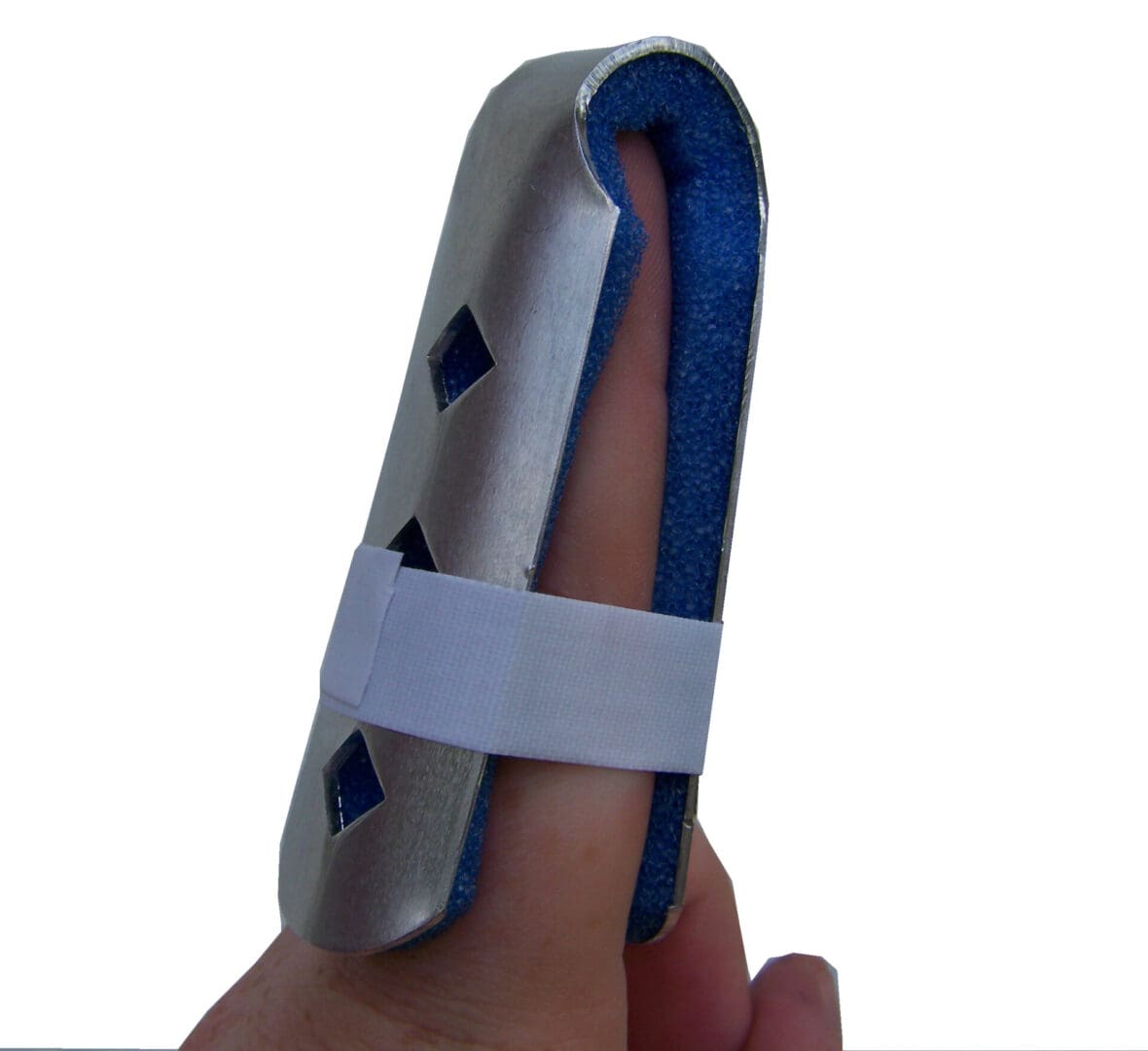 Alpha Medical Fold Over Finger Splint/Finger Cot/Jammed Finger Brace
