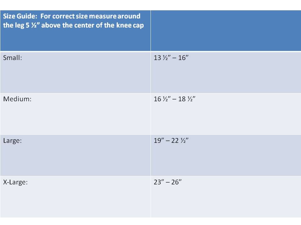 Alpha Medical Osteoarthritis Knee Pad / Nighttime Knee Pain Relief
