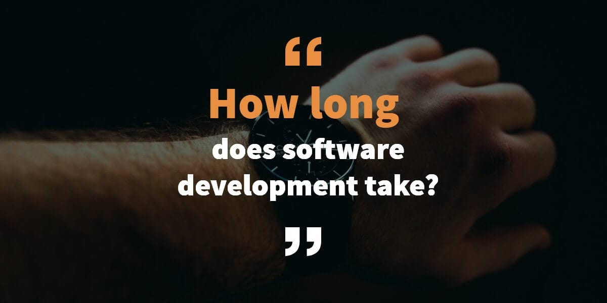 How long does software development take? AlphaFirst Hoddesdon