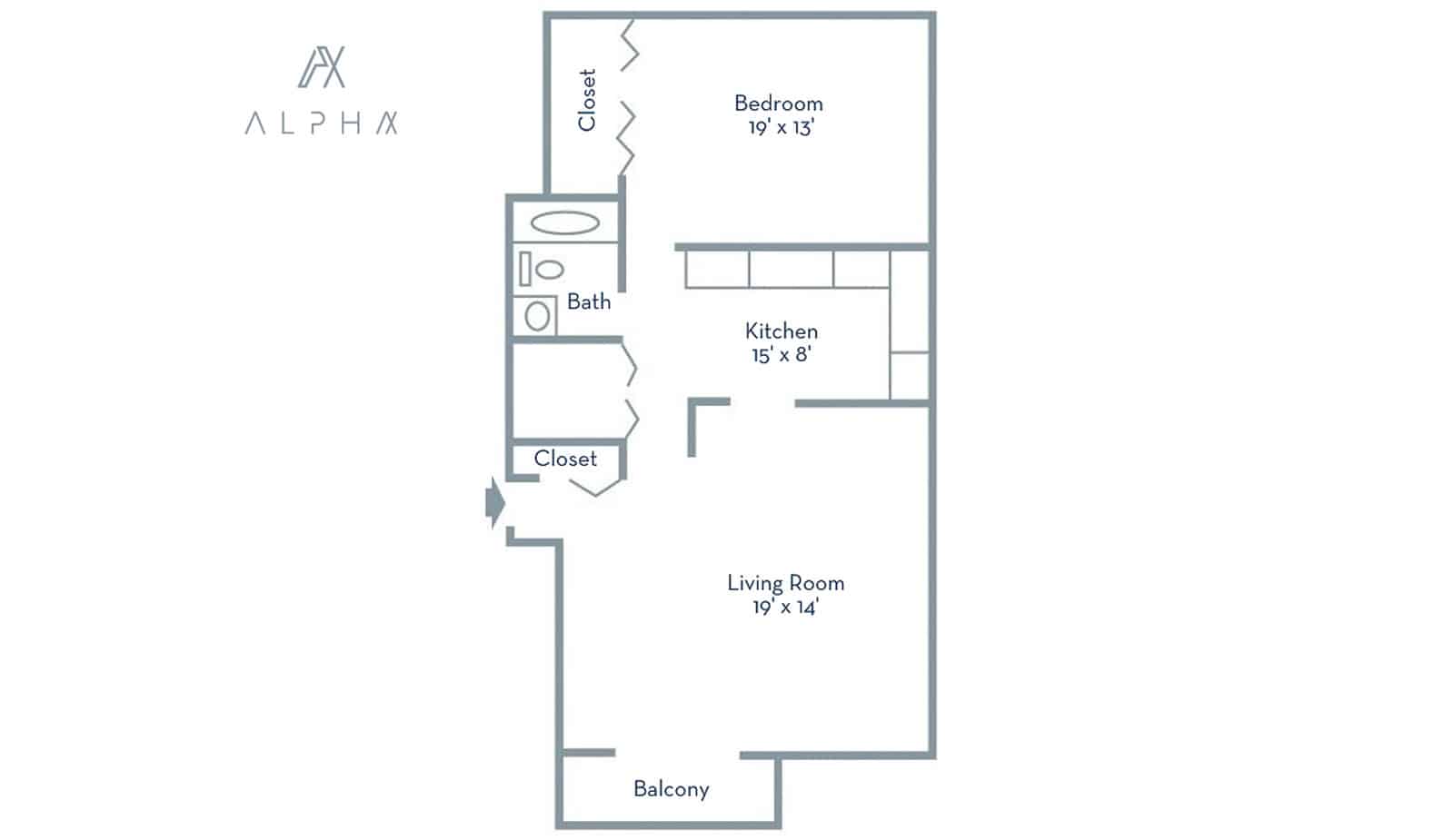 Apartment Floor Plans & Pricing Alpha Hobart Hobart, IN