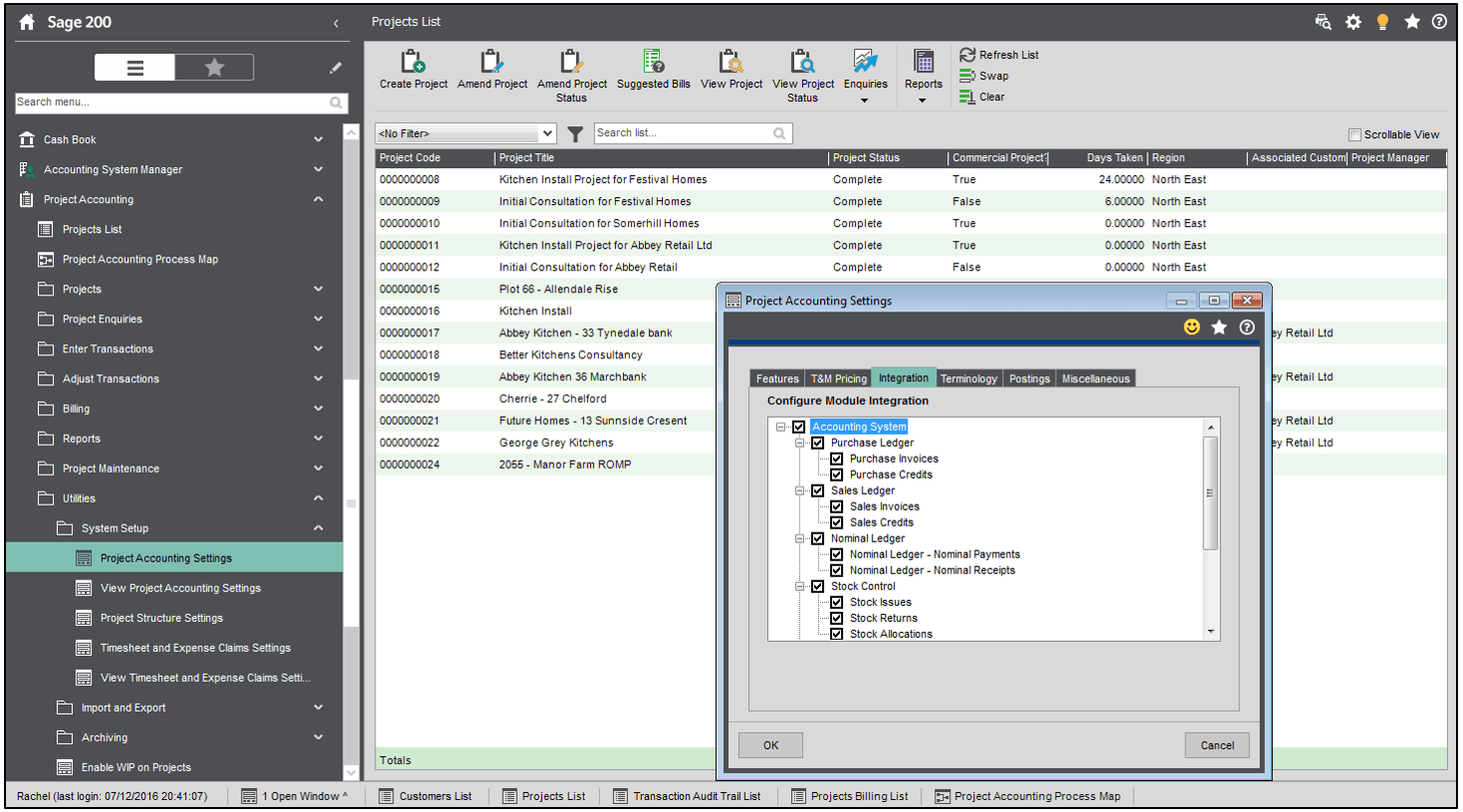 Sage 200 Project Accounting Module for Sage 200cloud