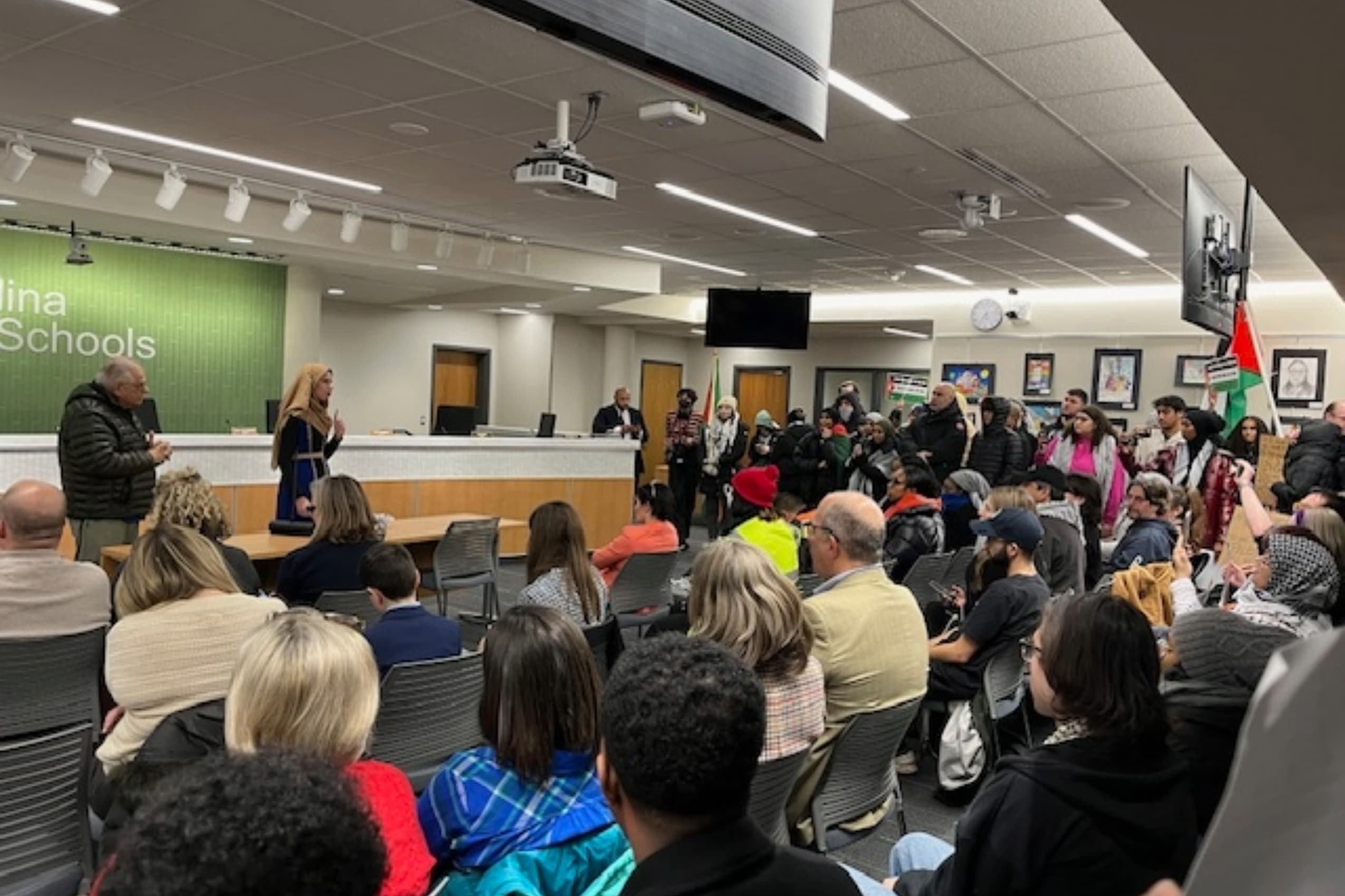 ProPalestine protesters shut down Edina School Board meeting Alpha News