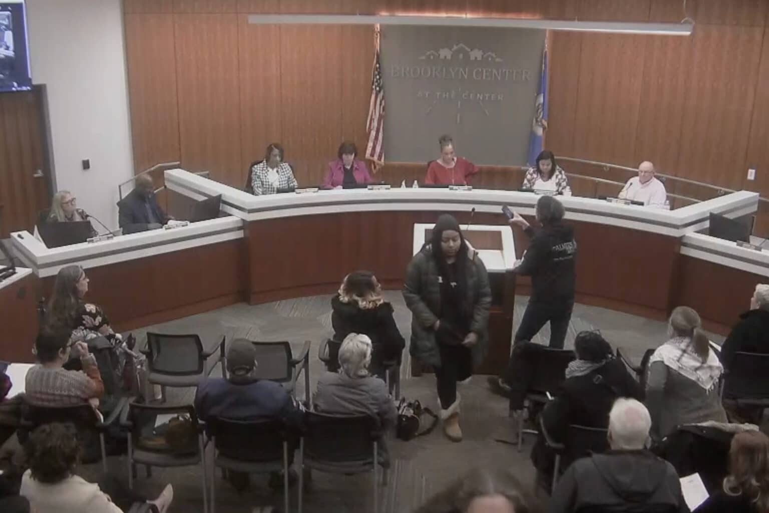 Activists berate Brooklyn Center City Council after it votes down new