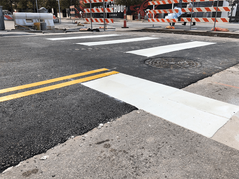 Austin Thermoplastic Markings Innovation Alternative Alpha Paving