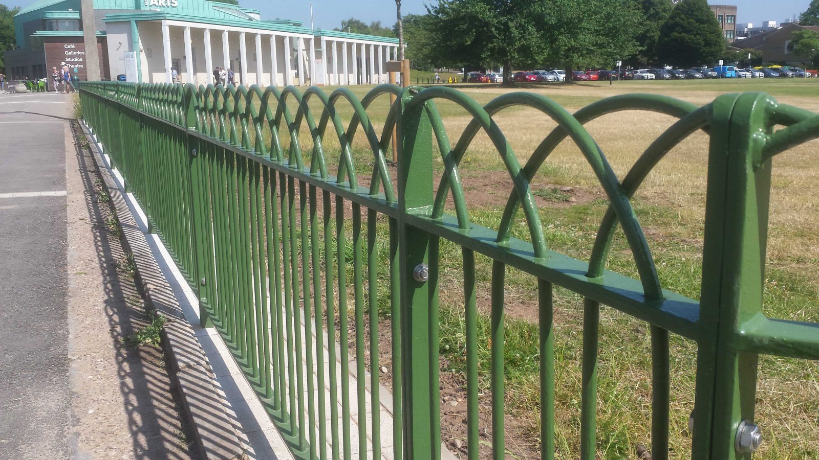 Interlaced Bow Top Steel Railings