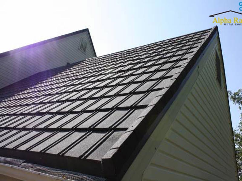 Leesburg VA Metal Roofing Matte Paint Glossy Paint Alpha Rain