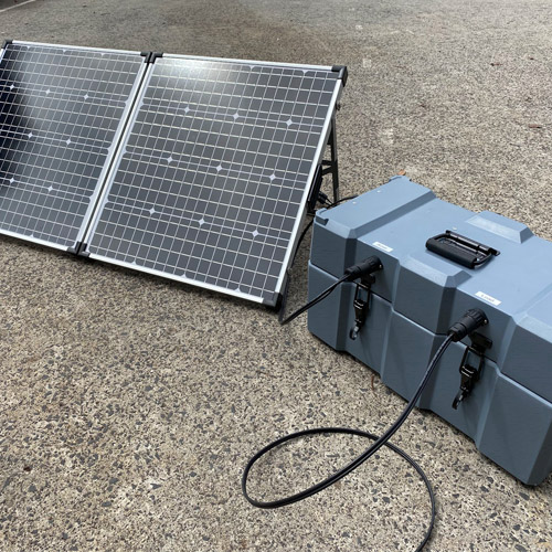 500 Watt Solar Panel & Battery Kit for Dust Monitoring