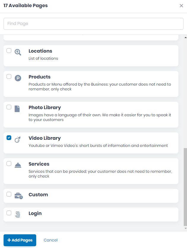 How to Create the Video Library page for your App