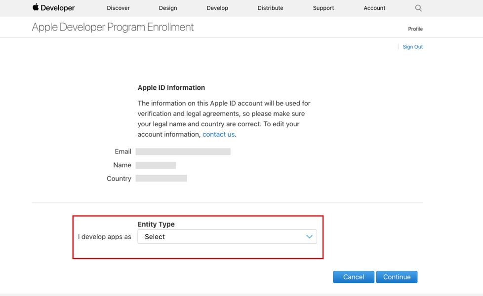 Creating an iOS Developer Account Step by step guide