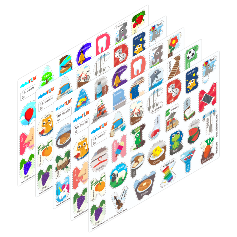 Spanish TUB Sheets alphaTUB