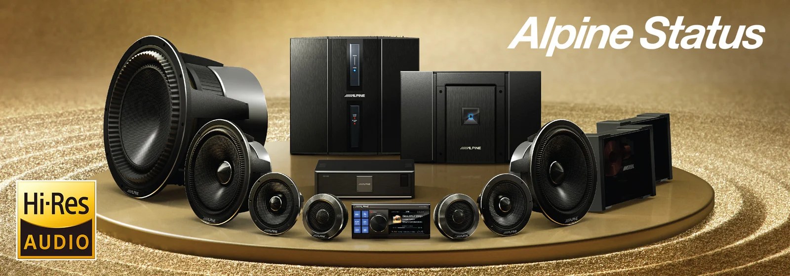 Alpine HDA-V90 Alpine Status Hi-Res Audio 5 Channel Amplifier