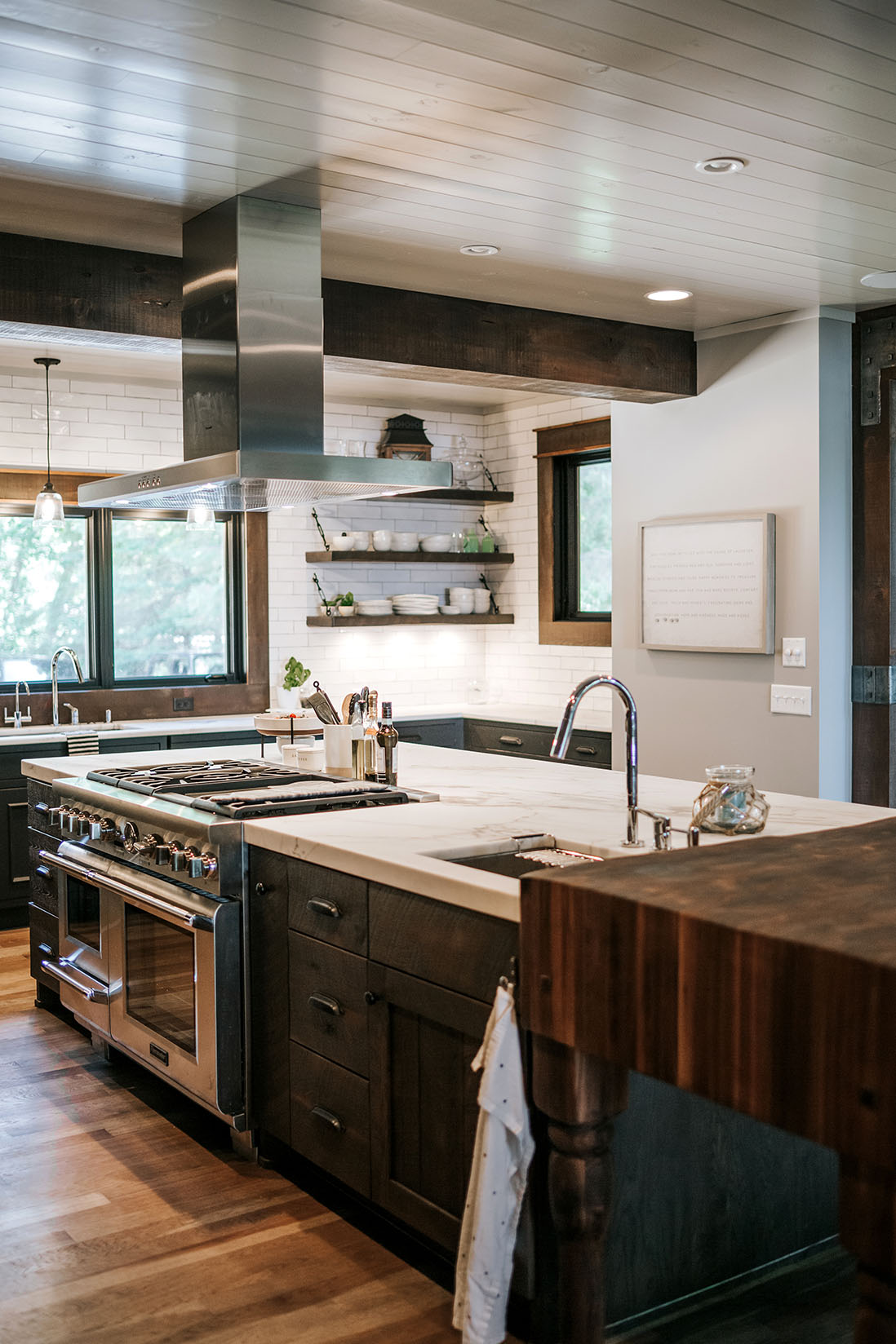 Transitional two toned kitchen Alpine Alpine
