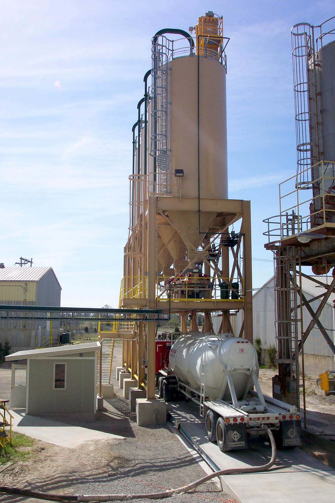 Cement Bulk Storage and Truck LoadOut