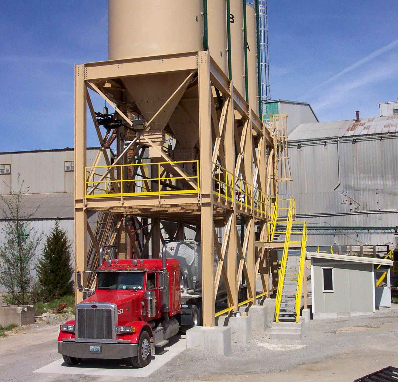 Cement Bulk Storage and Truck LoadOut