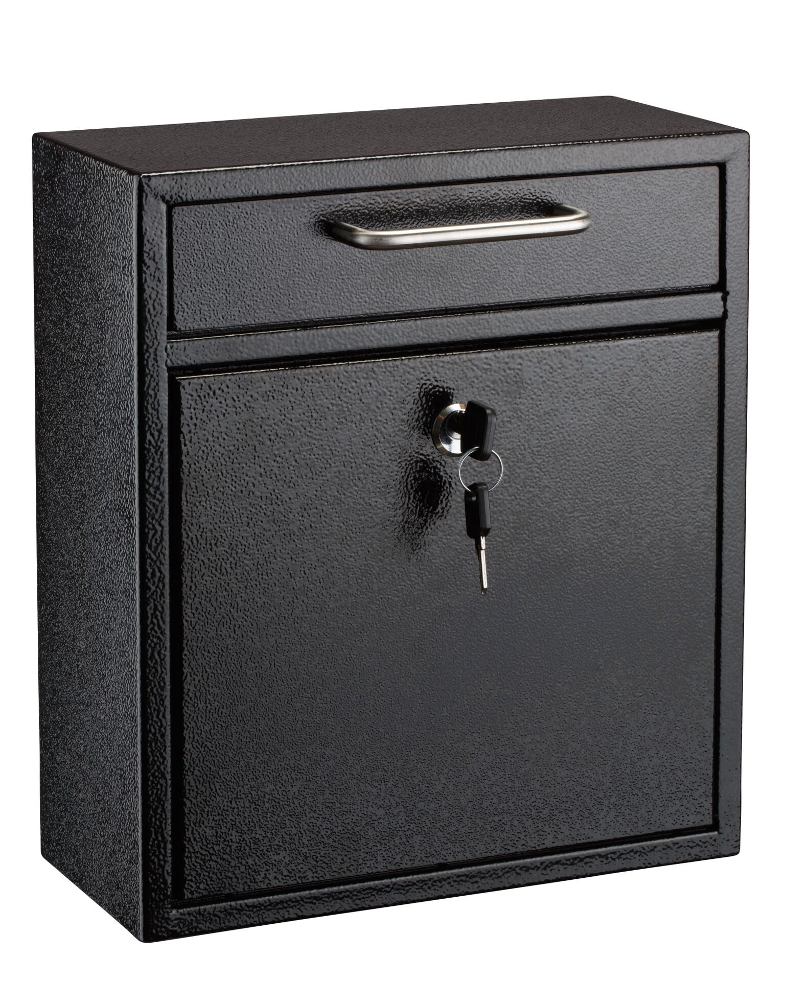 Ultimate Drop Box Wall Mounted Mail Box with Key and Combination lock