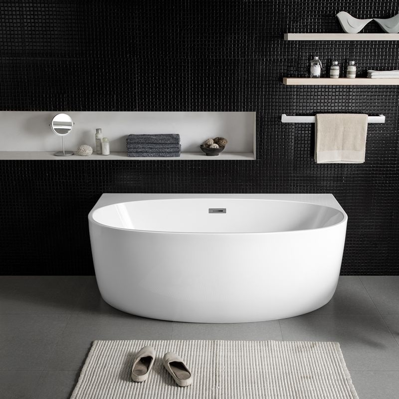 Morocco Back to the Wall Free Standing Bath 170cm Freestanding Baths