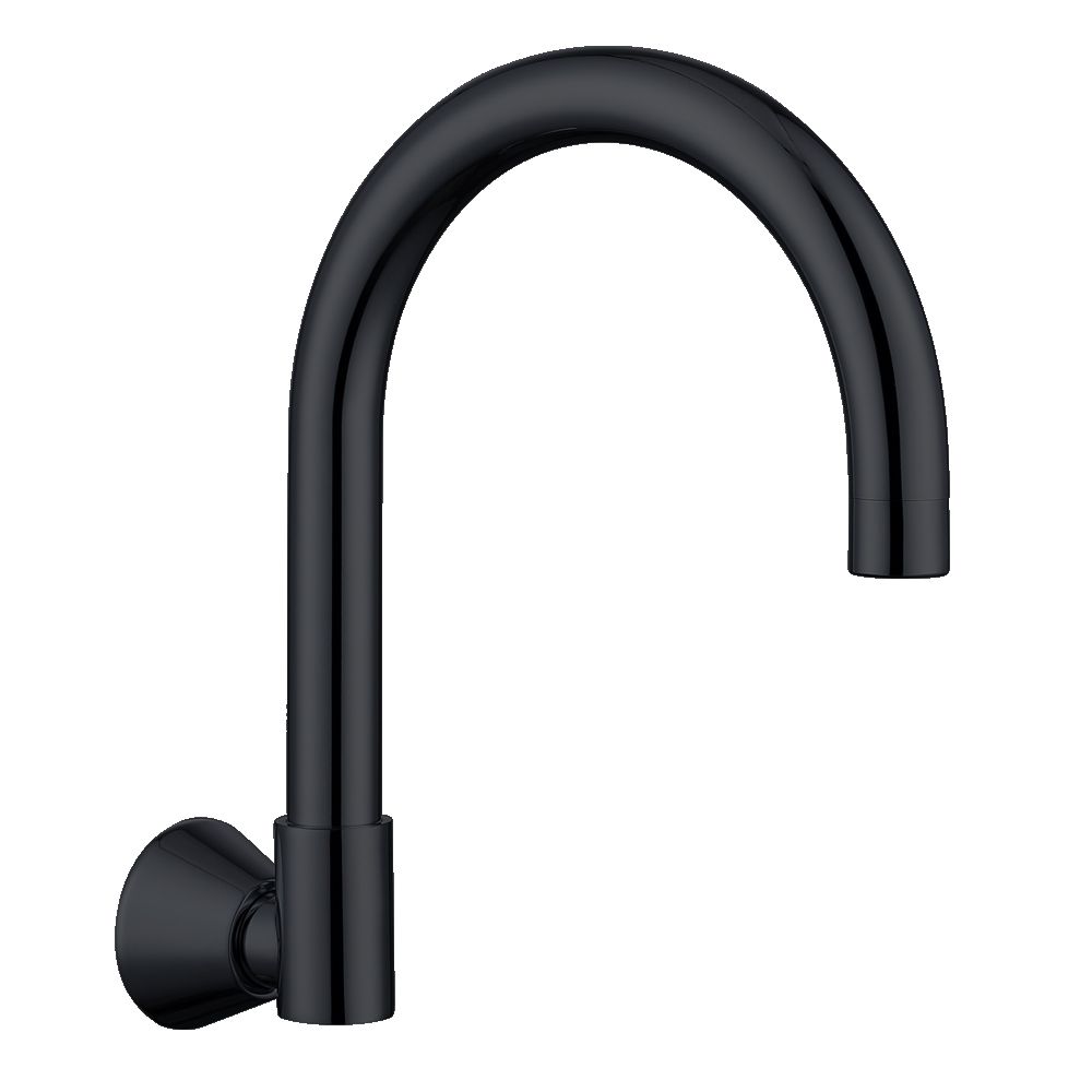 Fiona Black Swivel Wall Spout Bath Spouts Perth