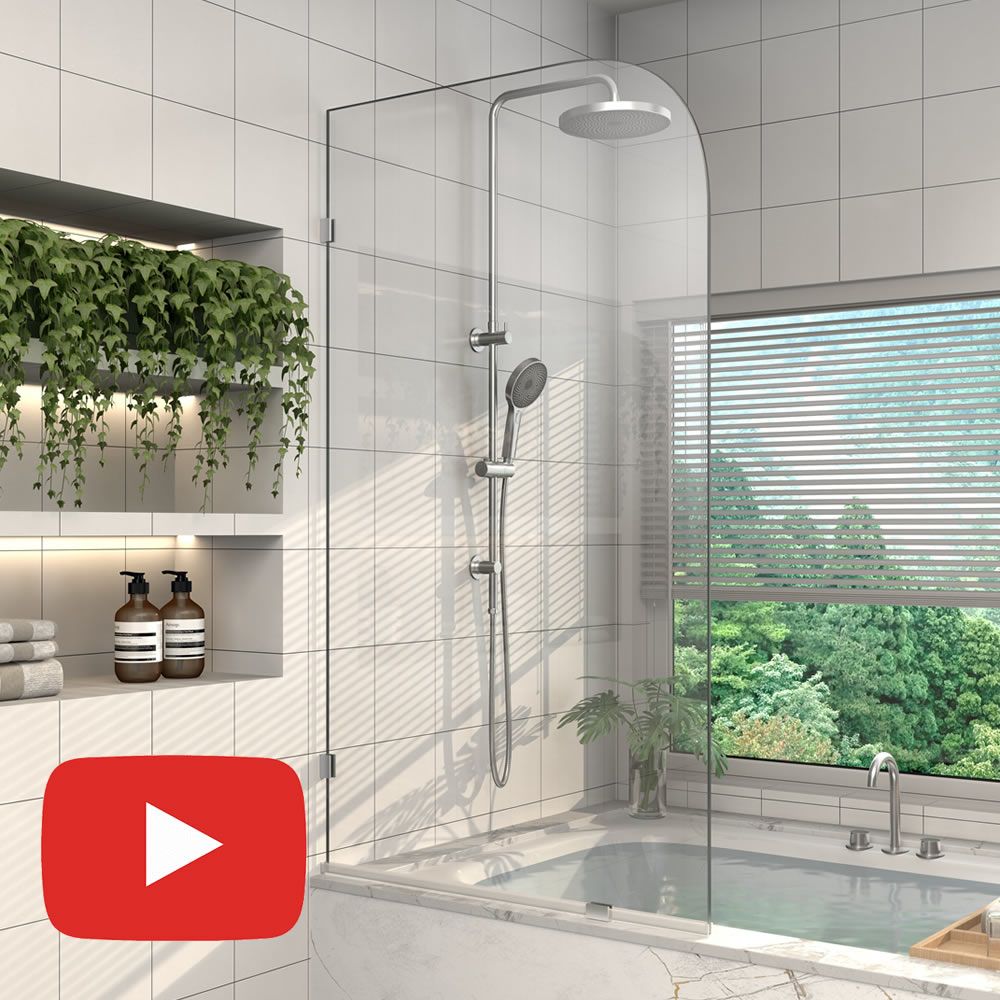 Bath Screens Perth Frameless Glass Bath Screens & Panels