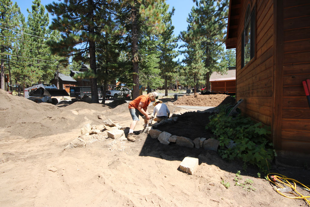 New Landscape Installation Alpine Yard Care