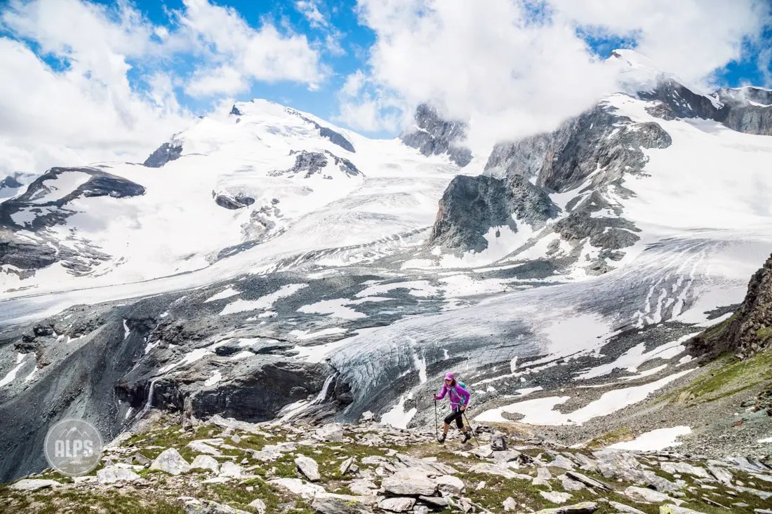 Hiking the Saas Fee Glacier Trail via the Britannia Hut