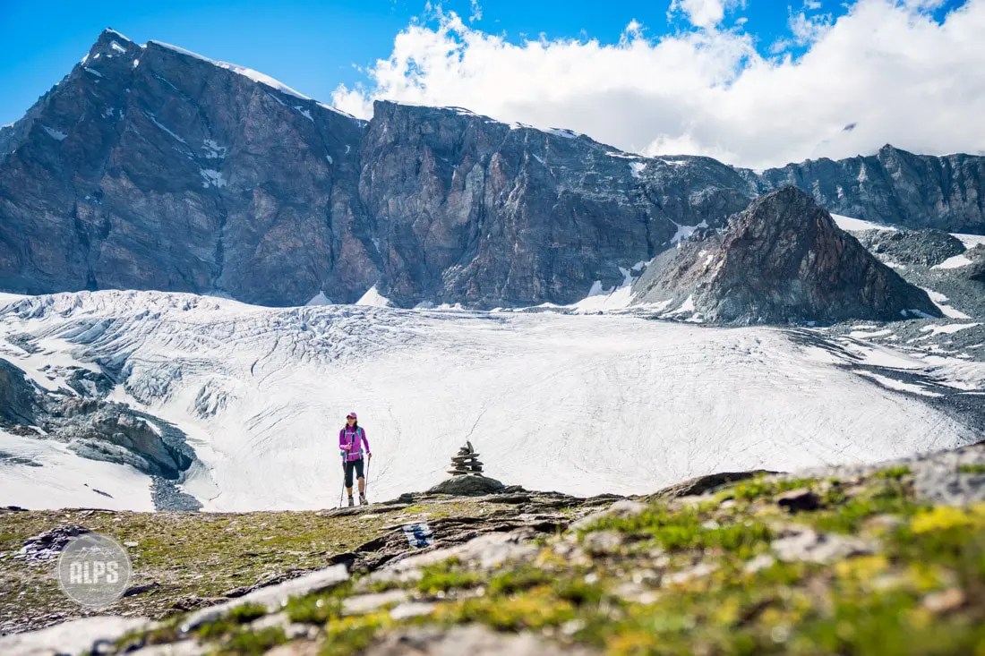 Hiking the Saas Fee Glacier Trail via the Britannia Hut