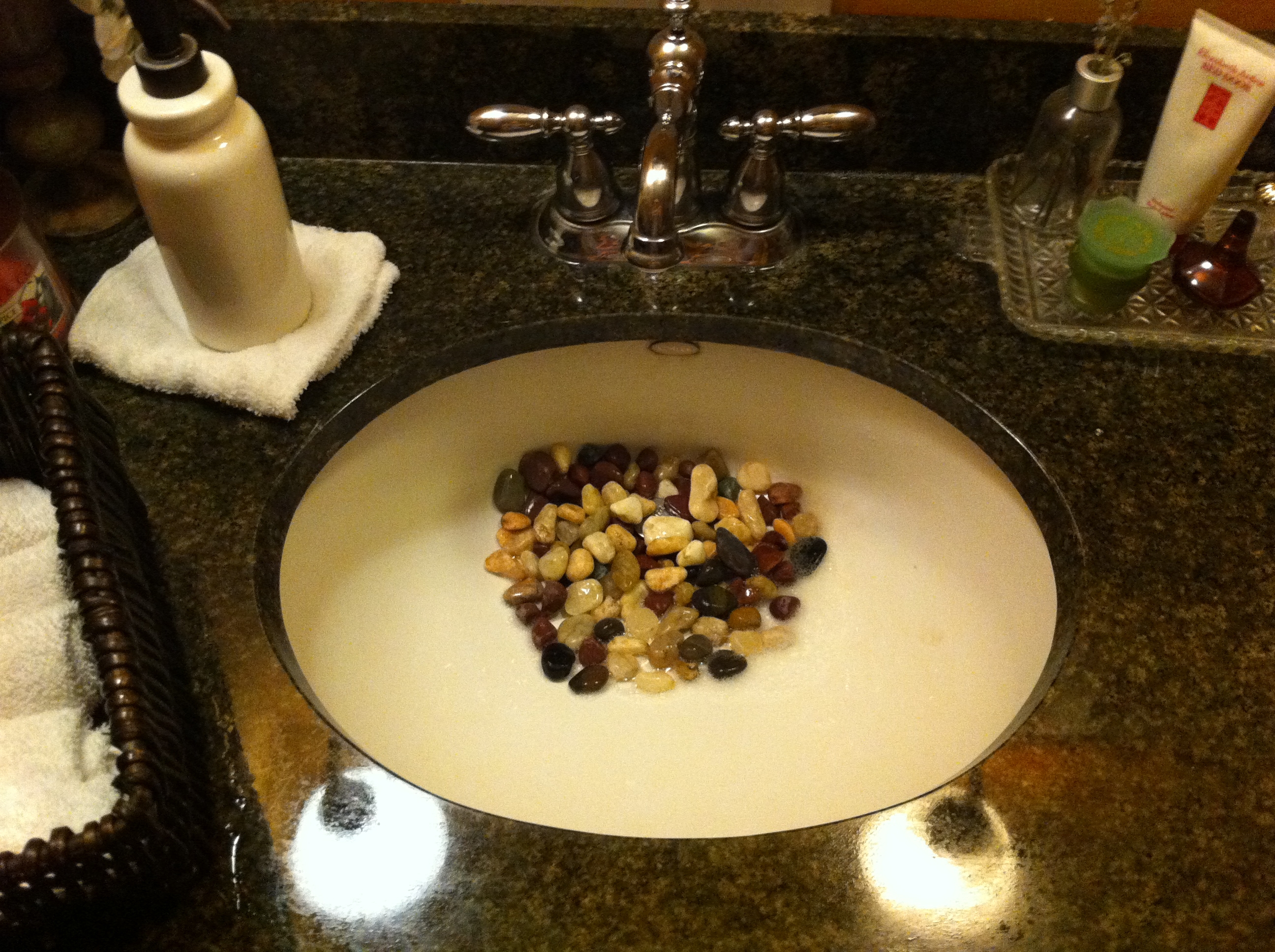 8 Pics Decorative Rocks In Bathroom Sink And Review Alqu Blog