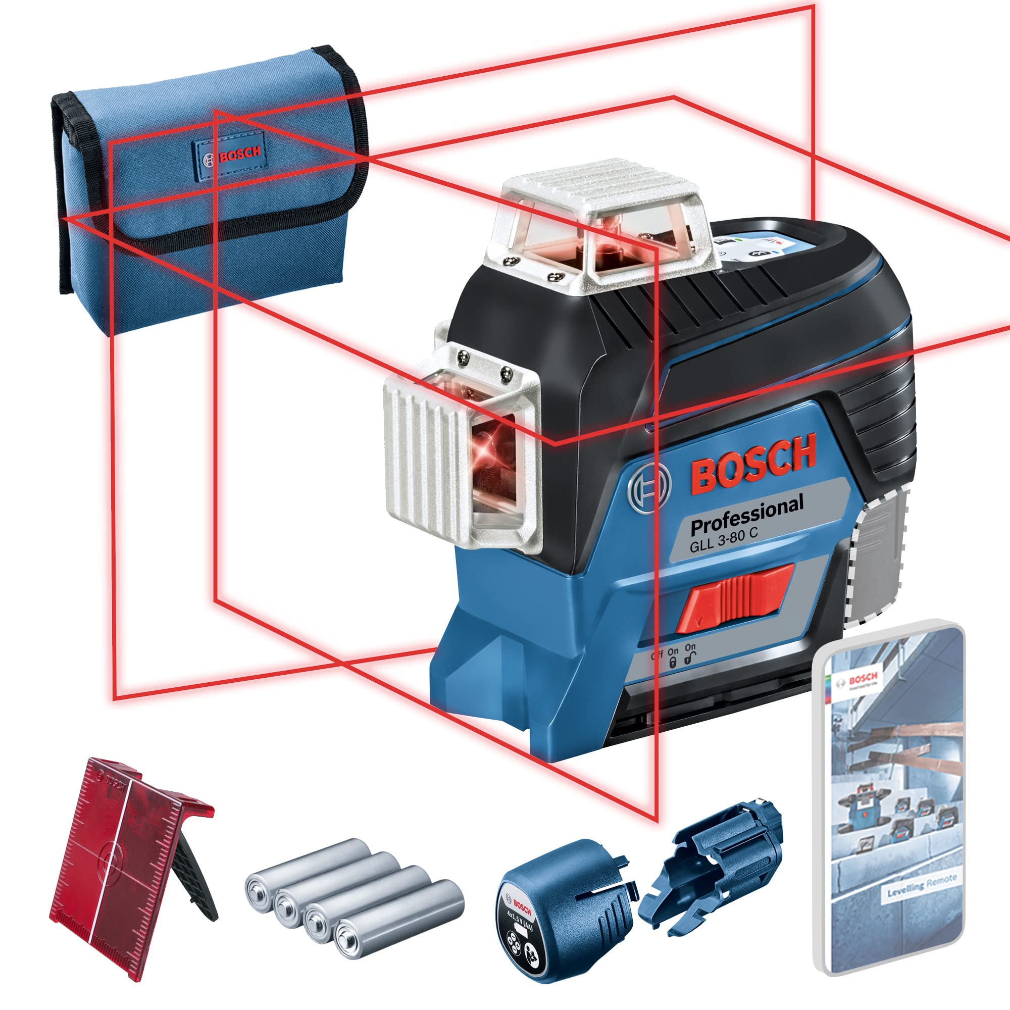 Buy BOSCH Professional Line Laser GLL 380 C Online in Dubai, UAE
